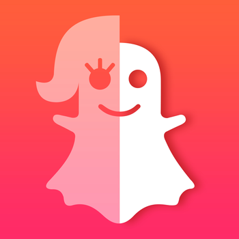 Ghost Lens+Selfie Photo Video Editor,Awesome Collage Maker Plus Filter Blender LOGO-APP點子