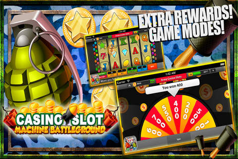 Casino Slot Machine Battleground - Progressive Pokies screenshot 4