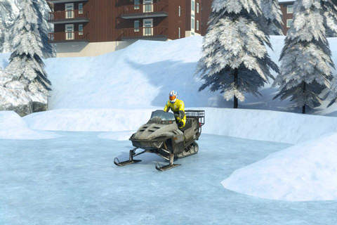 3D Snowmobile Parking PRO - Full Driving Simulation Racer Version screenshot 4