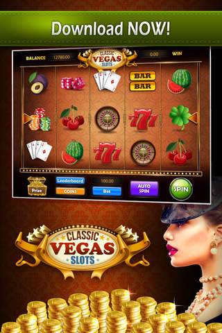 Classic Vegas Slots : Hit the Big Jackpot with Free 777 Las Vegas Casino Slot Machine Simulation Game screenshot 4