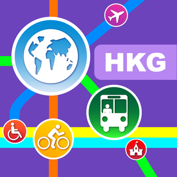 Hong Kong City Maps - Discover HKG with MTR, Bus, and Travel Guides. LOGO-APP點子