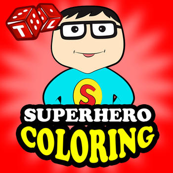 Super Hero Coloring LOGO-APP點子