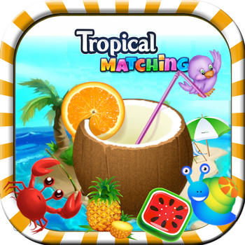 Tropical Matching Blitz Mania – Have Fun in the Sun with this Free Match 3 Candies Top Game for Kids and Adults LOGO-APP點子