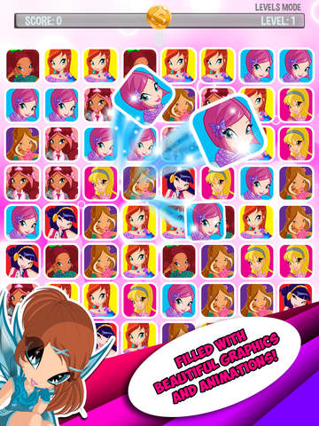 【免費遊戲App】Fairy Trend Match - Winx Club version-APP點子