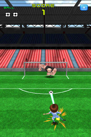 Flick Soccer - Cartoon screenshot 2