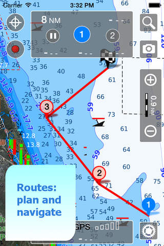 Aqua Map Alabama to Texas - Marine GPS Offline Nautical Charts for Fishing, Boating and Sailing screenshot 3