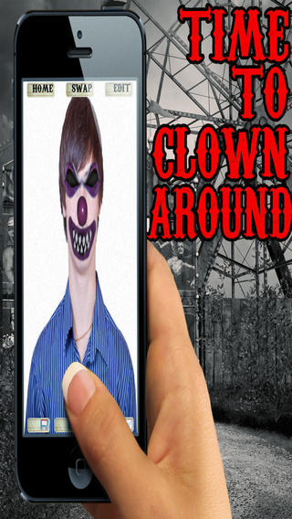 【免費娛樂App】ClownFaced - The Scary Clown Horror Face Booth-APP點子