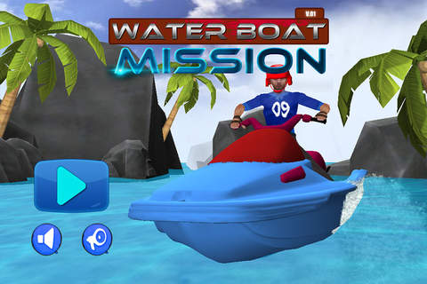 Water Boat Mission - free screenshot 2