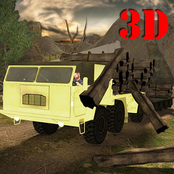 Log Transporter Cargo Truck 3D - Be real trucker in the woods and enjoy simulation 遊戲 App LOGO-APP開箱王