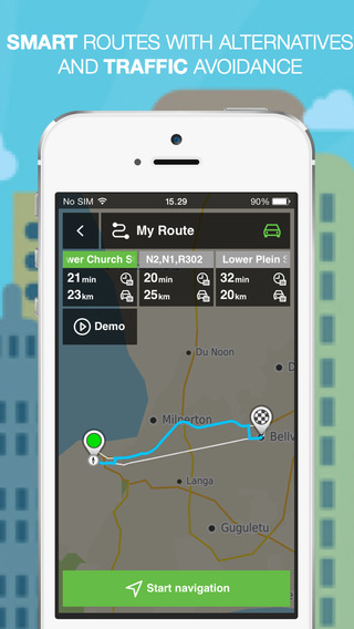 【免費交通運輸App】NLife South Africa - Offline GPS Navigation & Maps-APP點子