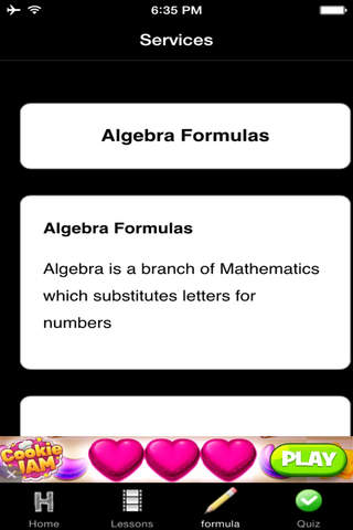 Algebra Introduction (Year 8 Mathematics) screenshot 3