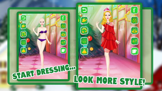 【免費遊戲App】Christmas Girls  - Dress Up Game 2015-APP點子