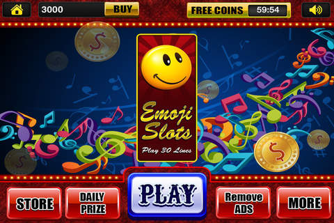 Slots Spin & Win Emoji Style Tournaments in Vegas Casino Game Free screenshot 3