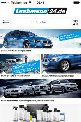Leebmann24 - BMW & MINI Onlineshop screenshot 2