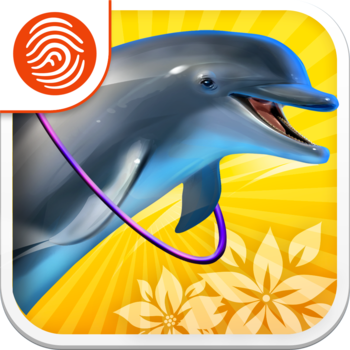 Swimming With Dolphins - A Fingerprint Network App LOGO-APP點子