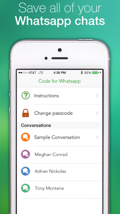 Code for WhatsApp with Touch ID Screenshot 3