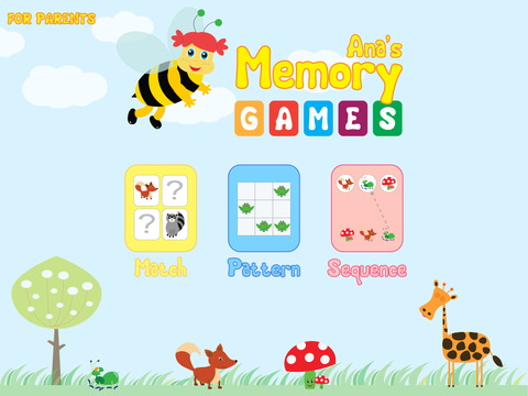 Ana's Memory Games