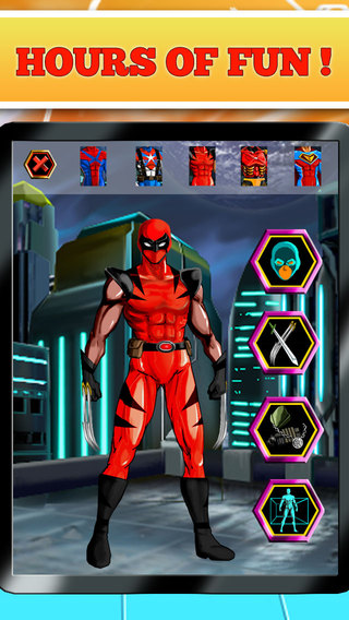 Create Your Own Superhero - Free Hero Character Costume Maker Dress Up Game - Ad Free Version