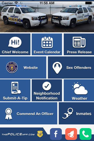 Amory MS Police Department screenshot 2
