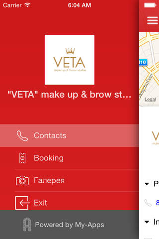 "VETA" make up & brow studio screenshot 2
