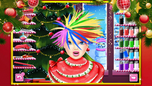 Christmas Princess hairstyle