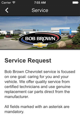 Bob Brown Chevrolet. screenshot 3