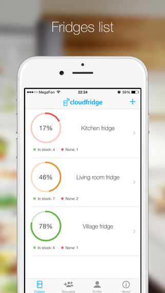 Cloudfridge - list of products and purchases in your phone