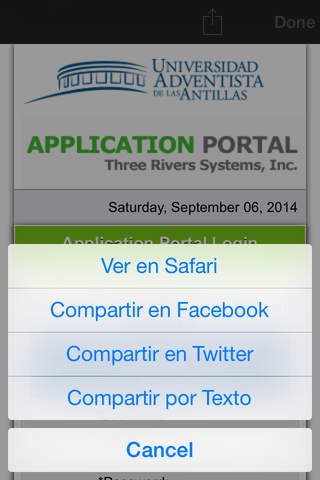 UAA App screenshot 3