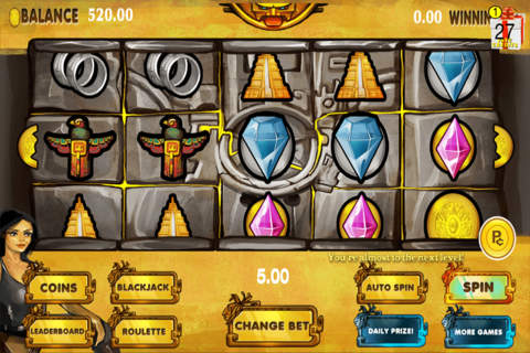 Aces Casino Lucky Aztec Temple Slots Pro screenshot 2