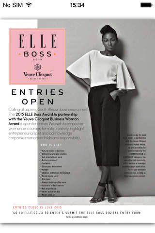 ELLE Magazine South Africa screenshot 4