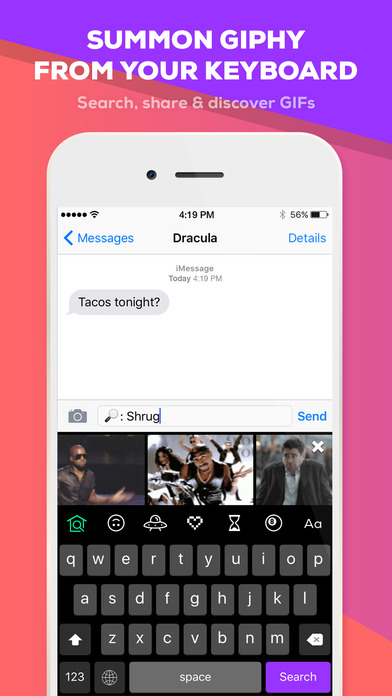 gif keyboard ios 8