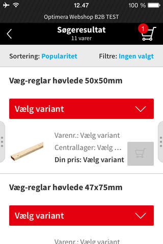 Optimera - Din Lokale Trælast screenshot 3