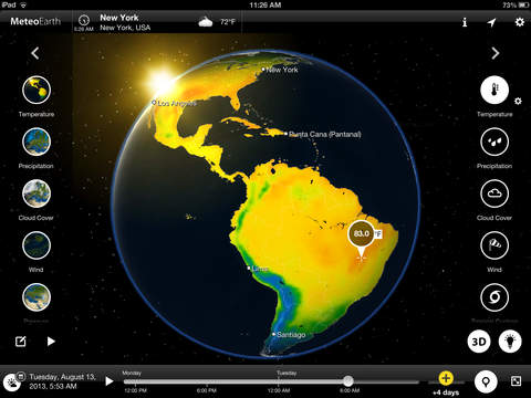 【免費天氣App】MeteoEarth for iPad-APP點子