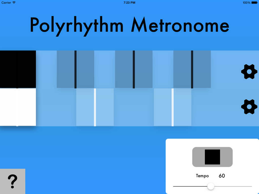 3 4 polyrhythm metronome