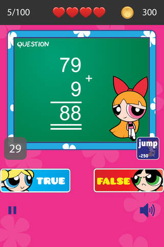 Mathematics Quizzes with The Powerpuff Girls edition (Practice Problems & Tests) screenshot 2