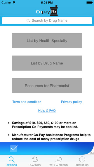 【免費醫療App】CoPayRx- Prescription Savings, Rebates and Assistance-APP點子