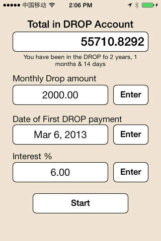 Drop Account Calculator screenshot 3