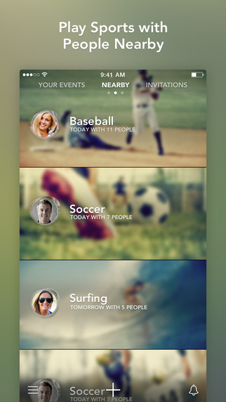Sporty – Play Sports with People Nearby