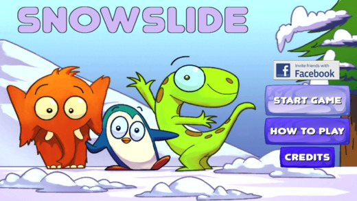 【免費遊戲App】SnowSlide-APP點子