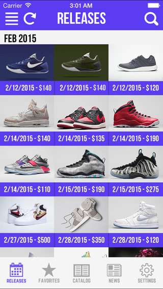 Sneaker Crush - Release Dates for Air Jordan Nike Sneakers