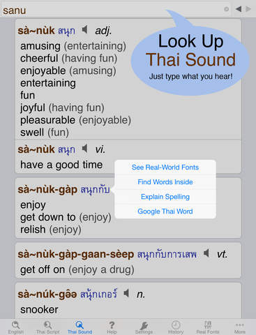 【免費書籍App】Talking Thai–English–Thai Dictionary-APP點子