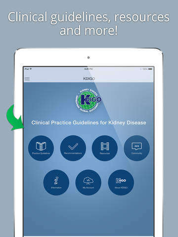 【免費醫療App】KDIGO Clinical Practice Guidelines for Kidney Disease-APP點子