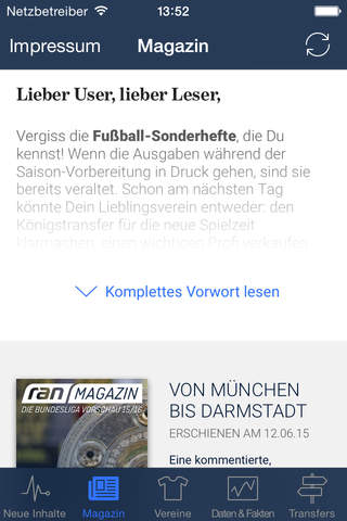 ran Magazin - Die Bundesliga Vorschau 2015/16 screenshot 2