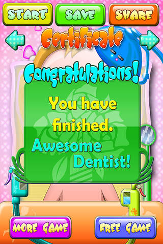 Baby Dentist Hospital Free - Uber Fun Kids Games for Girls screenshot 3