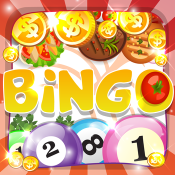 Super Food Recipes and Drink Bingo “ Pop Nutrition Casino Kitchen blast Vegas Edition ” LOGO-APP點子