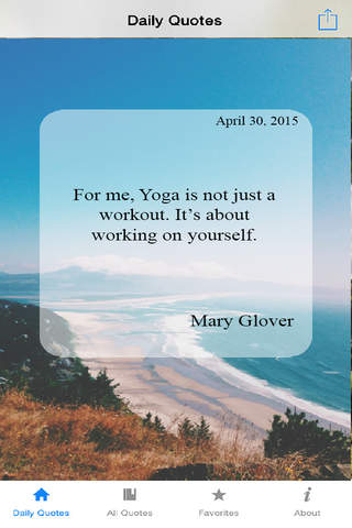 Daily Yoga Quotes & Sayings - Inspirational Yoga Quotes of the Day screenshot 2