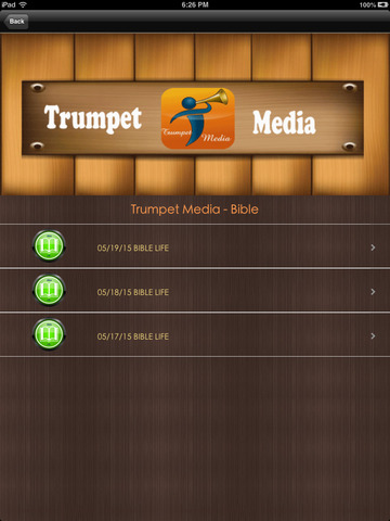 Trumpet Media for iPad screenshot 2