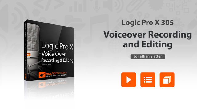 VO Recording And Editing Course For Logic Pro