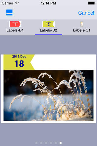 DateLabel - add beautifull date label and sticker on photo screenshot 2