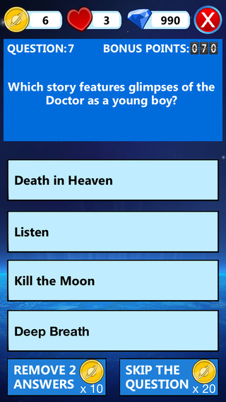 【免費遊戲App】iWhovian - Doctor Who Quiz-APP點子